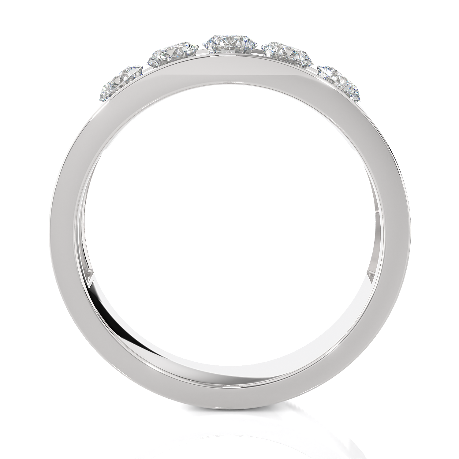1 ctw Round Lab Grown Diamond Anniversary Ring