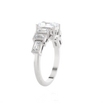 1 1/2 ctw Emerald-Cut Lab Grown Diamond Anniversary Ring