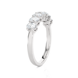 1 ctw Oval Lab Grown Diamond Anniversary Ring