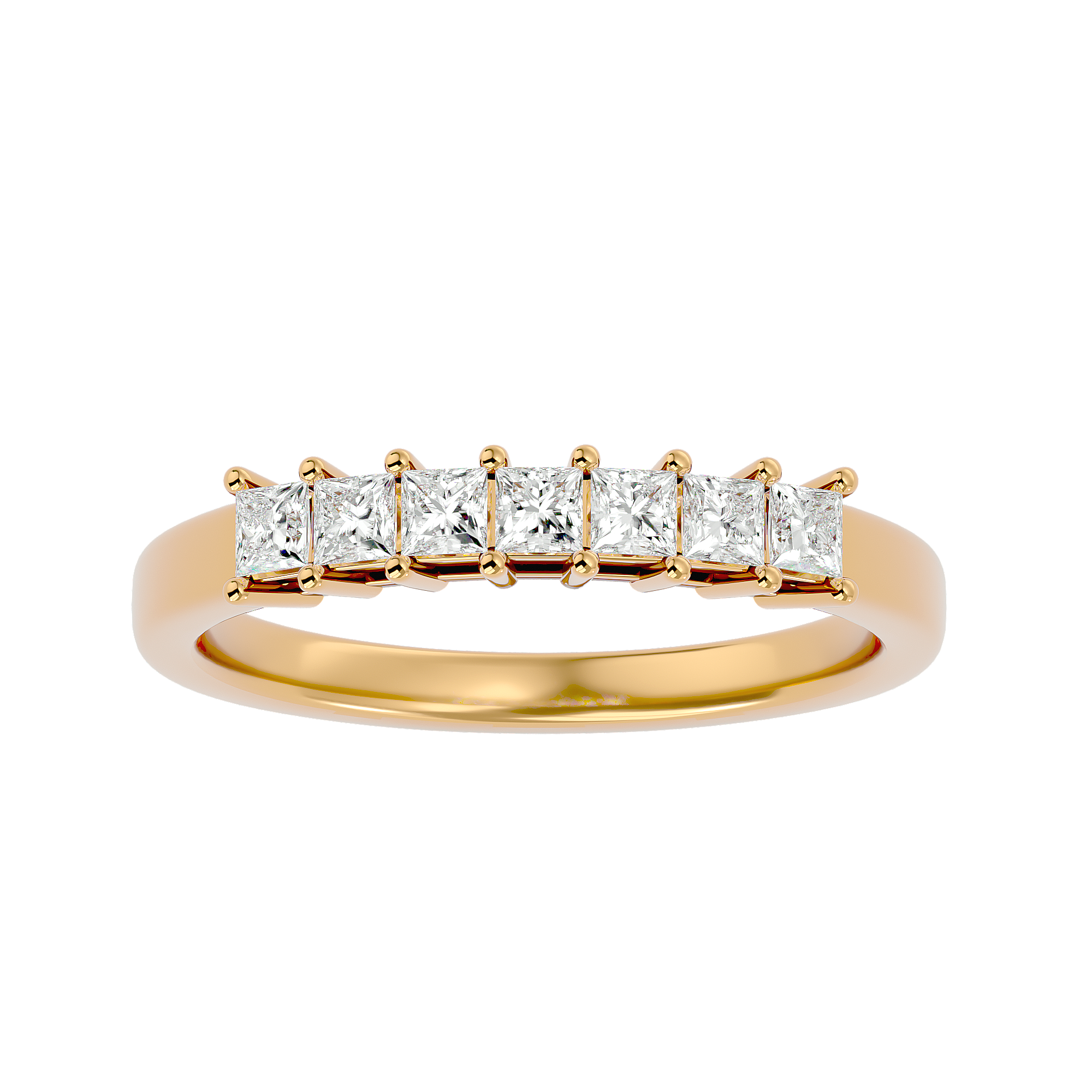 1/2 ctw Round Lab Grown Diamond Anniversary Ring