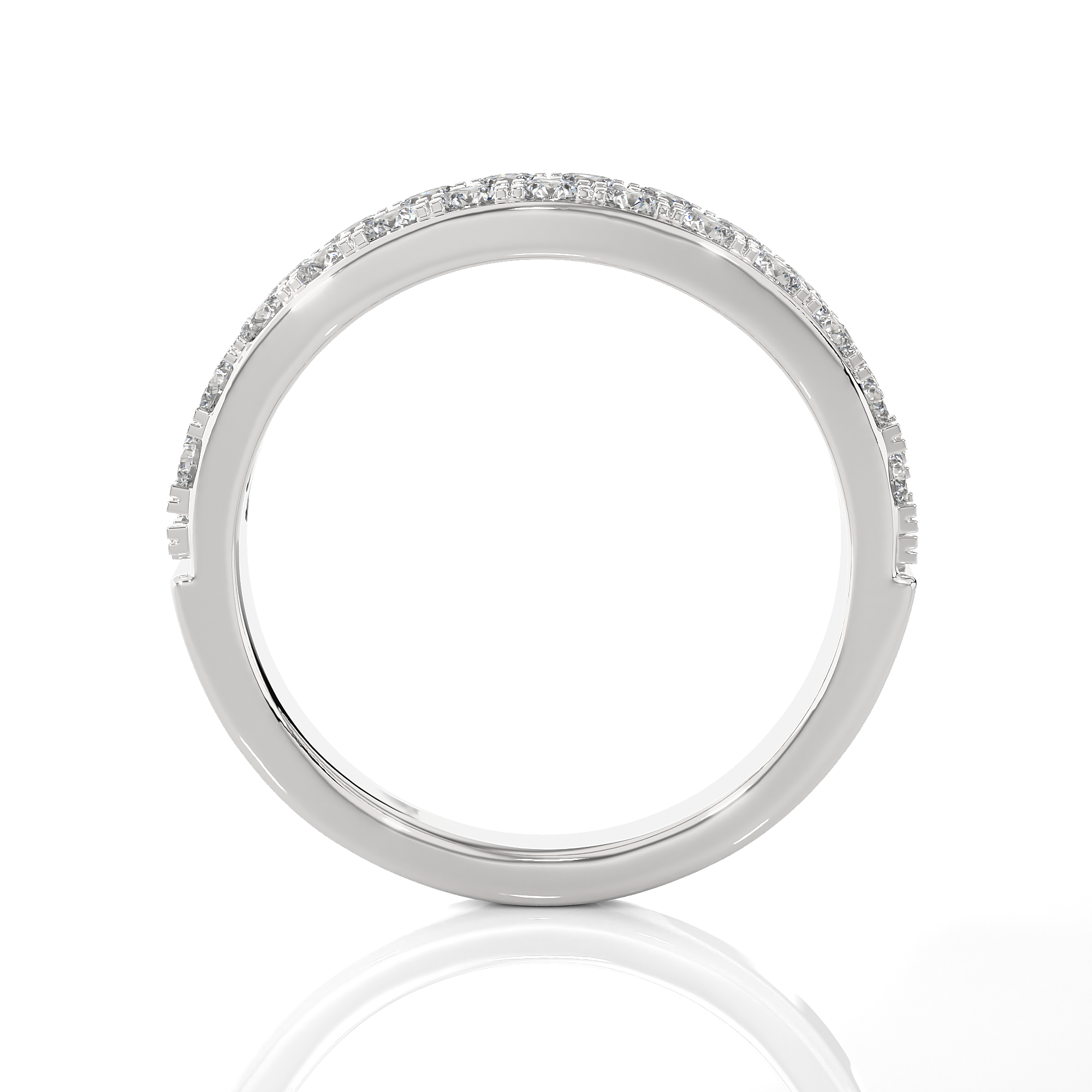 1 ctw Round Lab Grown Diamonds Anniversary Ring