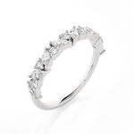 3/4 ctw Multi-Shape Lab Grown Diamond Anniversary Ring