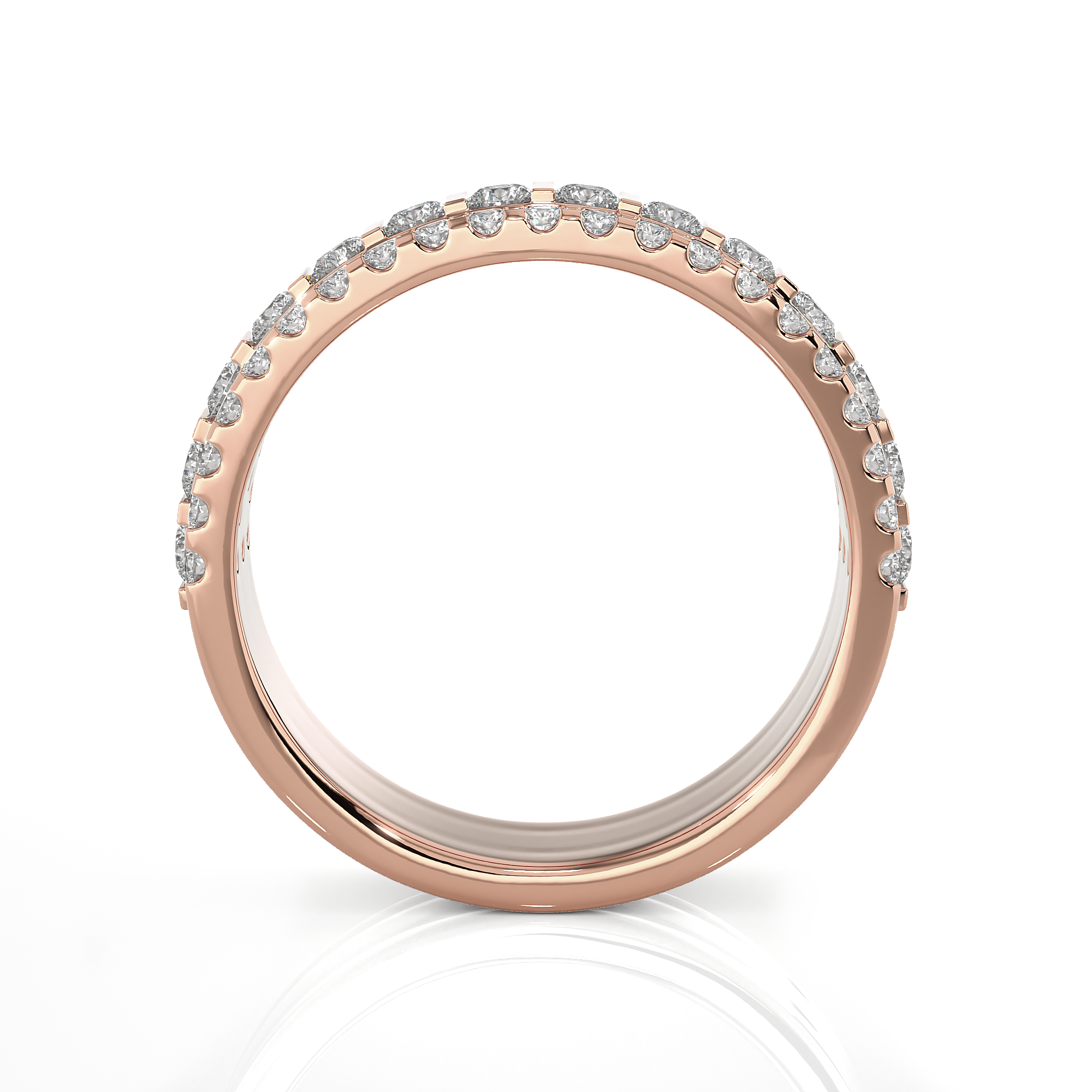 1 ctw Round Lab Grown Diamond Anniversary Ring