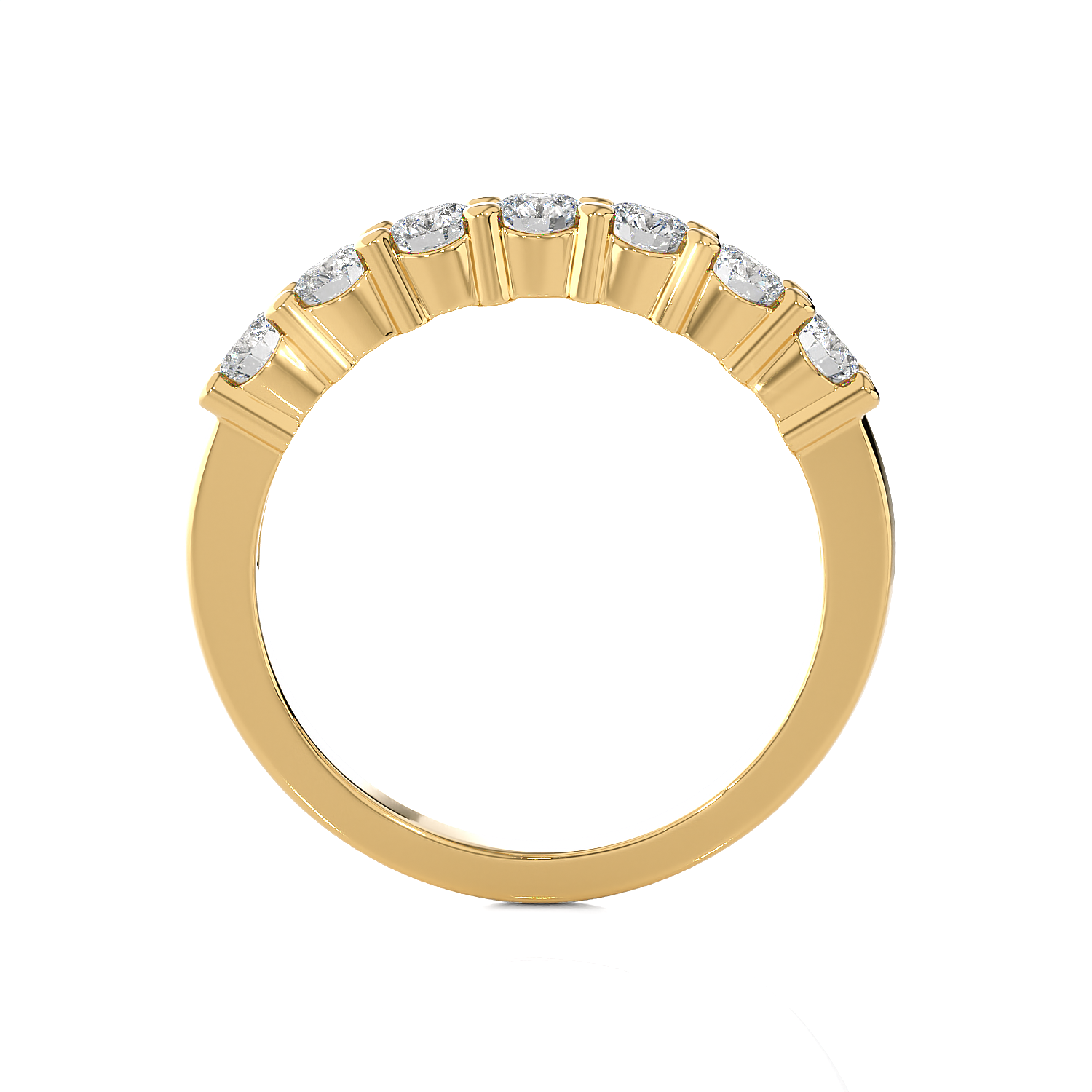 3/4 ctw Round Lab Grown Diamond Anniversary Ring