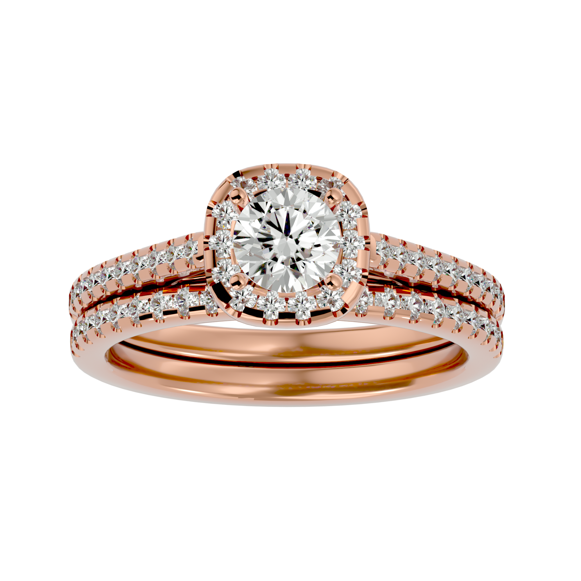 1 1/4 ctw Round Lab Grown Diamond Bridal Ring