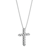 1  ctw Round Lab Grown Diamond Cross Pendant