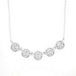 5/8  ctw Round Lab Grown Diamond Fashion Necklace