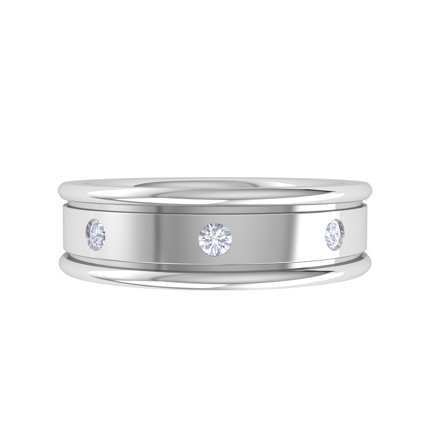 1/5 ctw Round Lab Grown Diamond Men's Ring