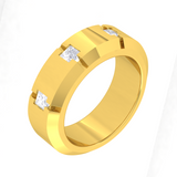 3/4 ctw Princess-Cut Lab Grown Diamond Men's Ring
