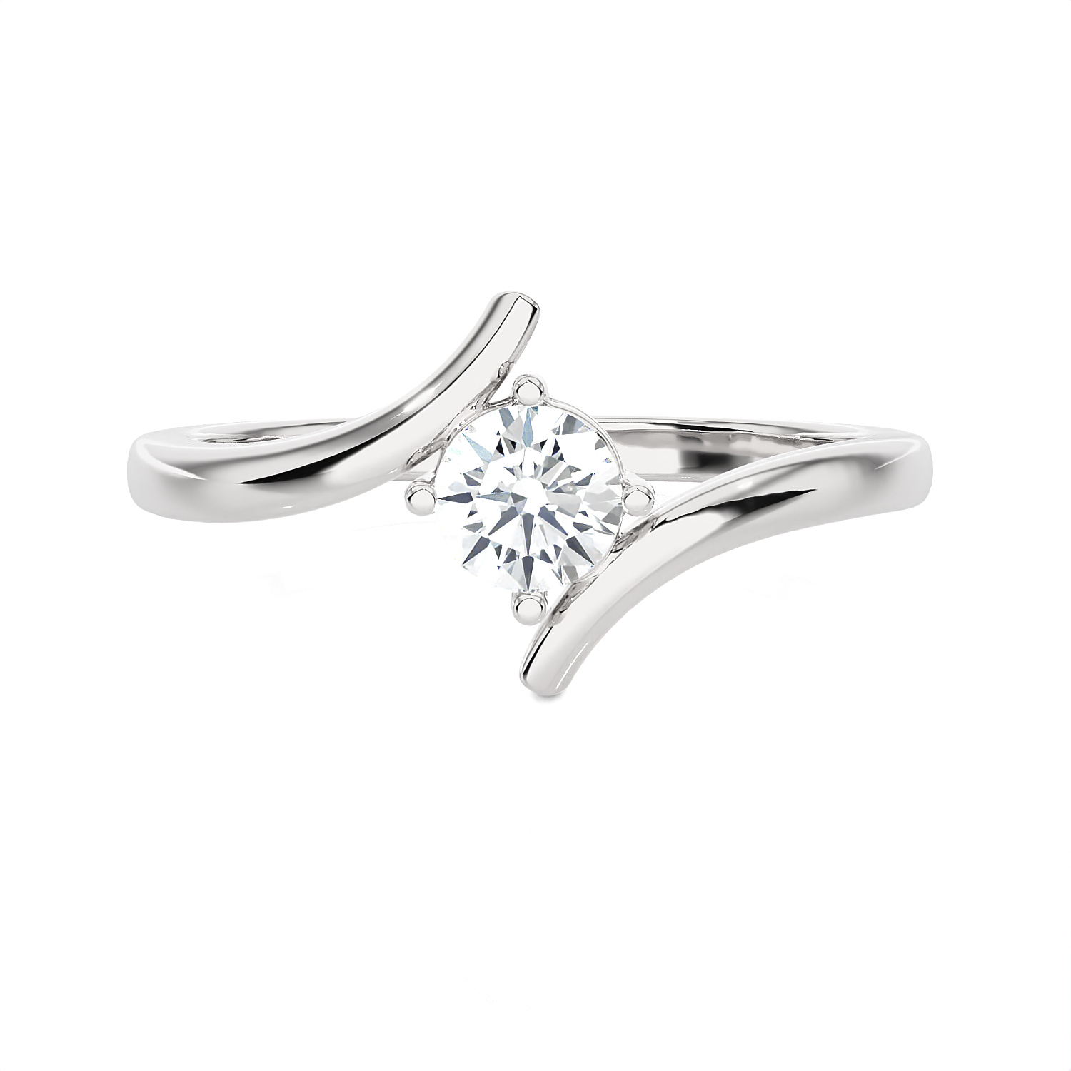 1/5 ctw Round Lab Grown Diamond Solitaire Engagement Ring