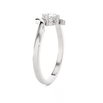 1/5 ctw Round Lab Grown Diamond Solitaire Engagement Ring