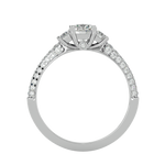 1 1/4 ctw Round Three Stone Lab Grown Diamond Ring