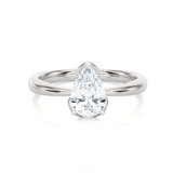 1 5/8 ctw Pear-Shaped Lab Grown Diamond Solitaire Engagement Ring