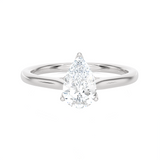 1 3/8 ctw Pear-Shaped Lab Grown Diamond Solitaire Engagement Ring