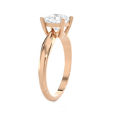 1 1/2 ctw Round Lab Grown Diamond Solitaire Engagement Ring