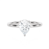 1 ctw Pear-Shaped Lab Grown Diamond Solitaire Engagement Ring