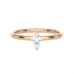 Marquise Lab Grown Diamond Solitaire Engagement Ring
