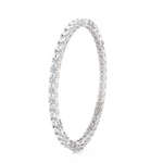 6 7/8 ctw Oval-Shape Lab Grown Diamond Tennis Bracelet
