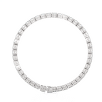 6 7/8 ctw Oval-Shape Lab Grown Diamond Tennis Bracelet
